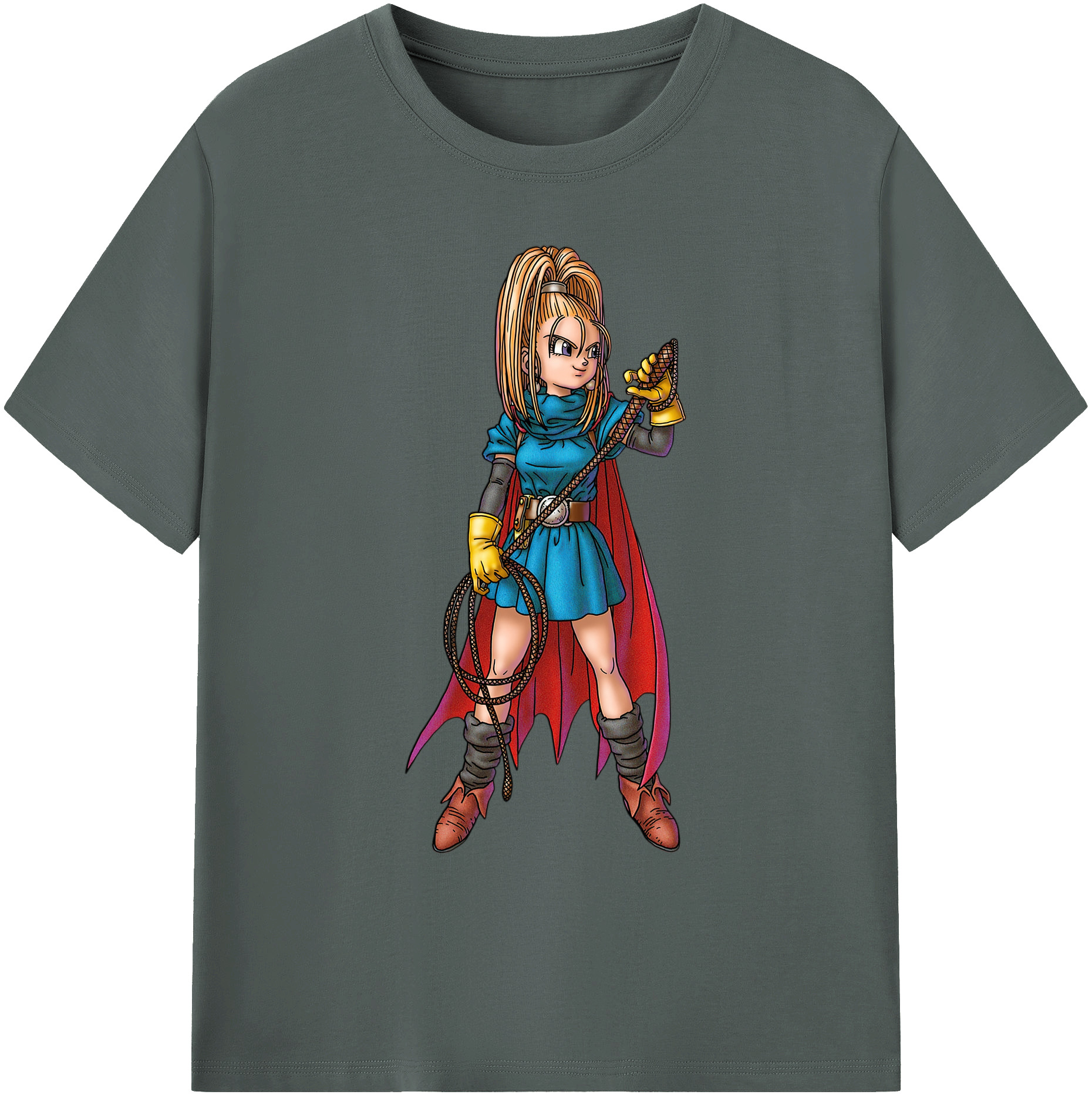 （画像用） ドラゴンクエスト Doragon Kuesuto Dragon Quest 綿100％ メンズ半袖Tシャツ｜肌触りやわらか＆通気性